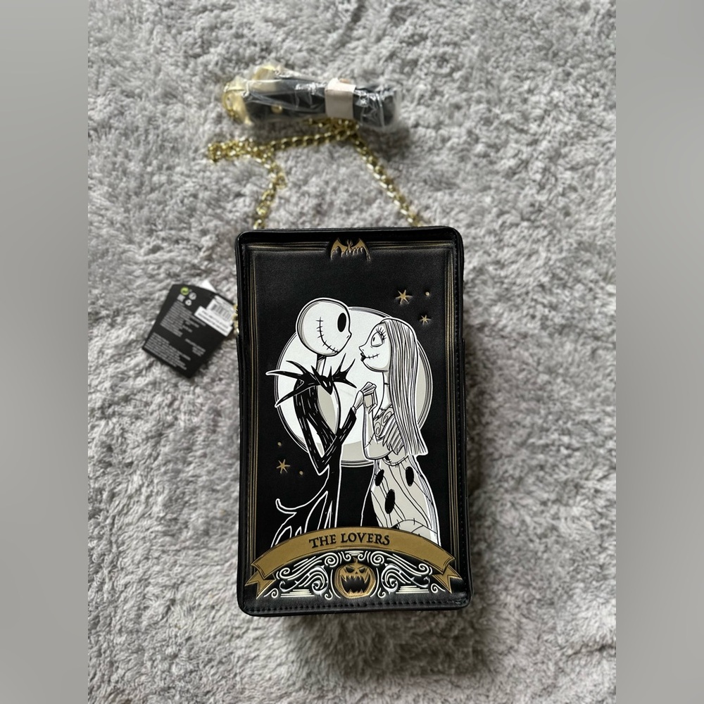 Loungefly X Disney Nightmare Before Christmas Tarot Card Passport Crossbody